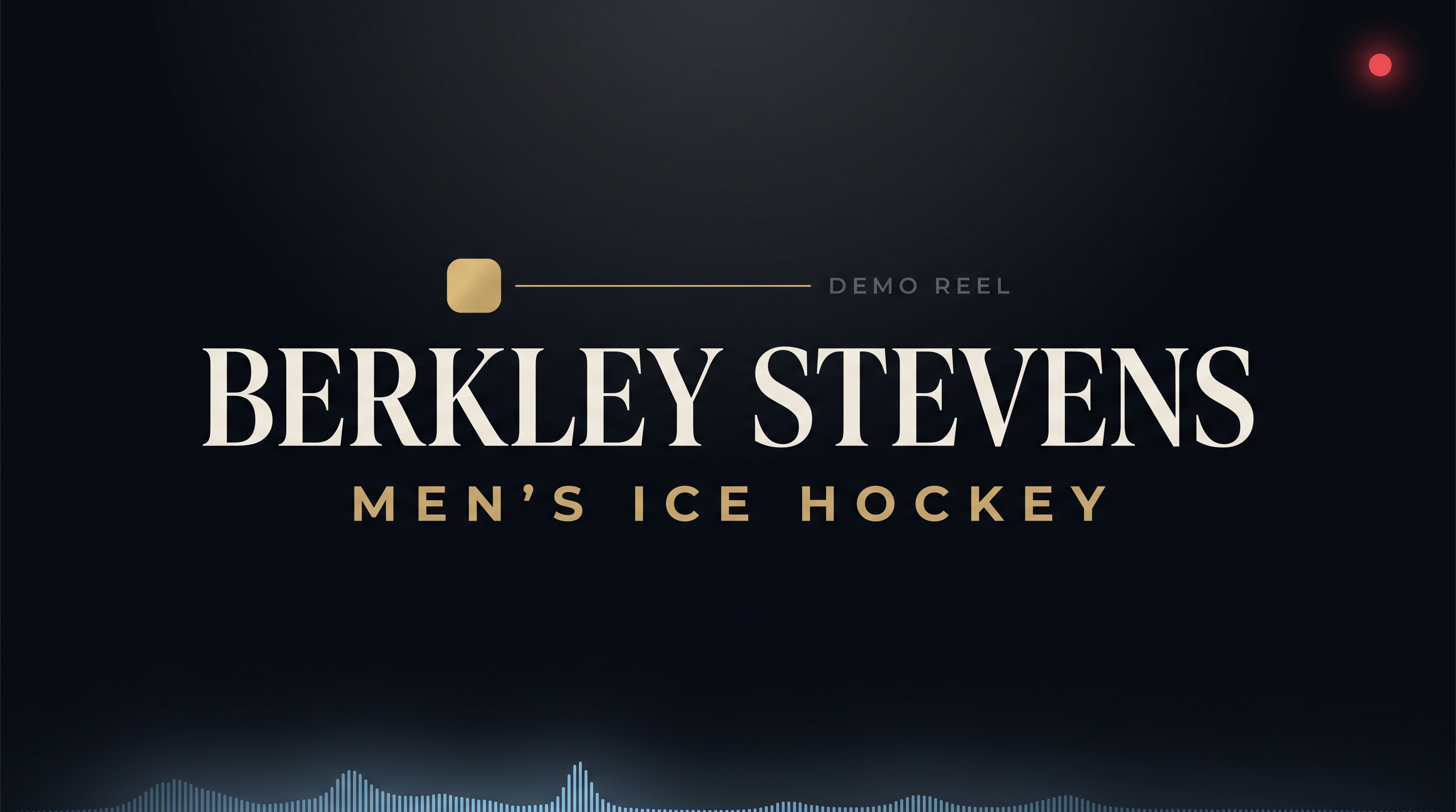 Berkley Stevens — Men's Ice Hockey demo reel